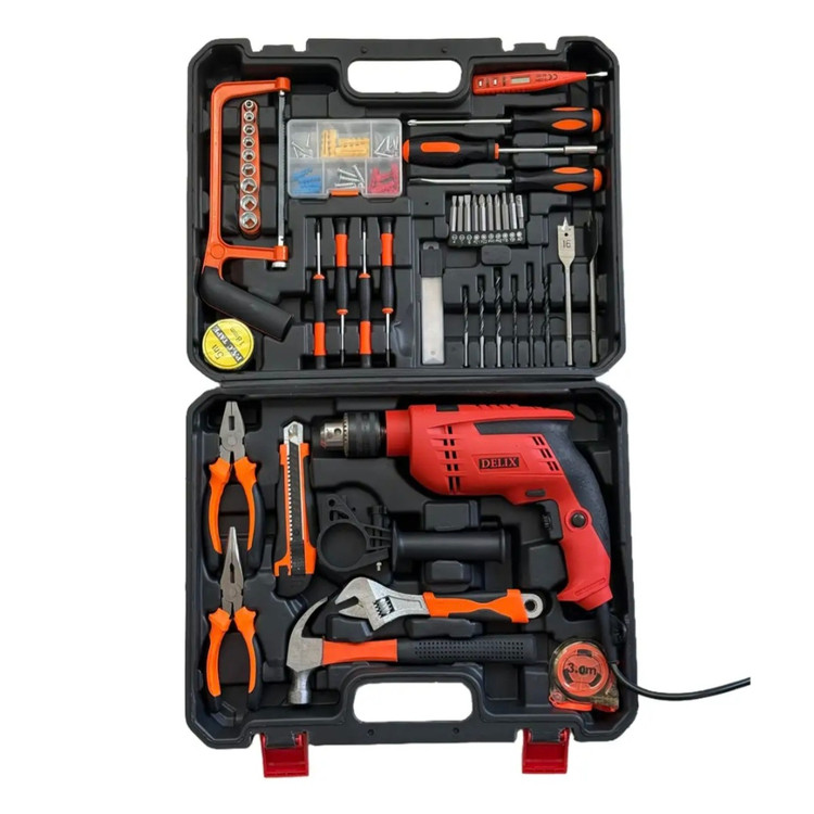 دریل چکشی کینگ استارمدلKSID6813-S01مجموعه ۱۰۰ عددی